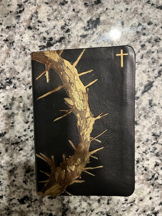 Custom Crown of Thorns KJV Bible