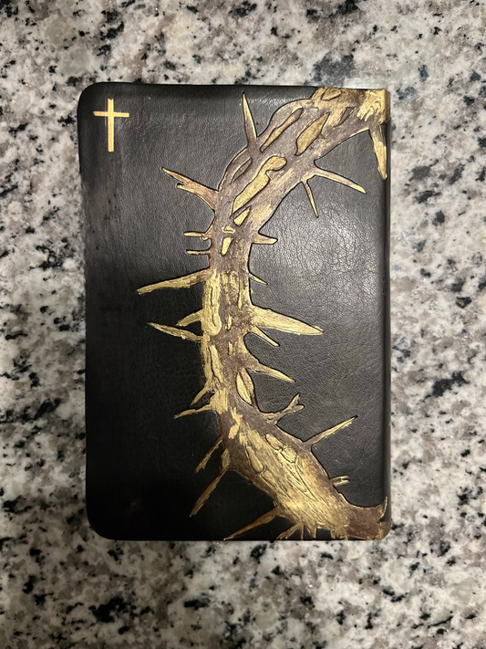 Custom Crown of Thorns KJV Bible